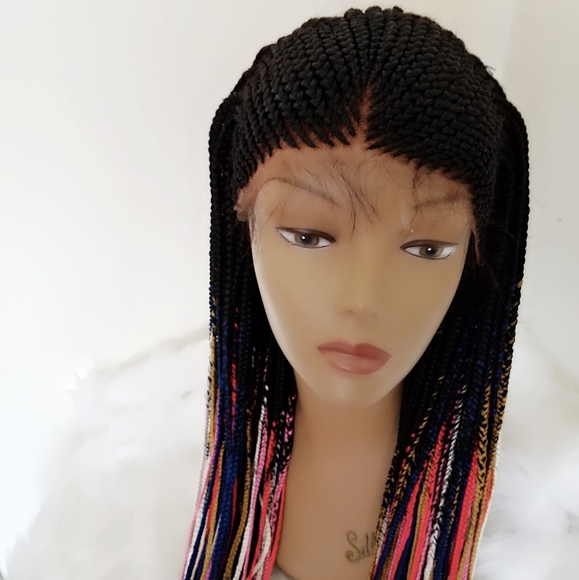 Multi Color Cornrow - Picture 1 of 3